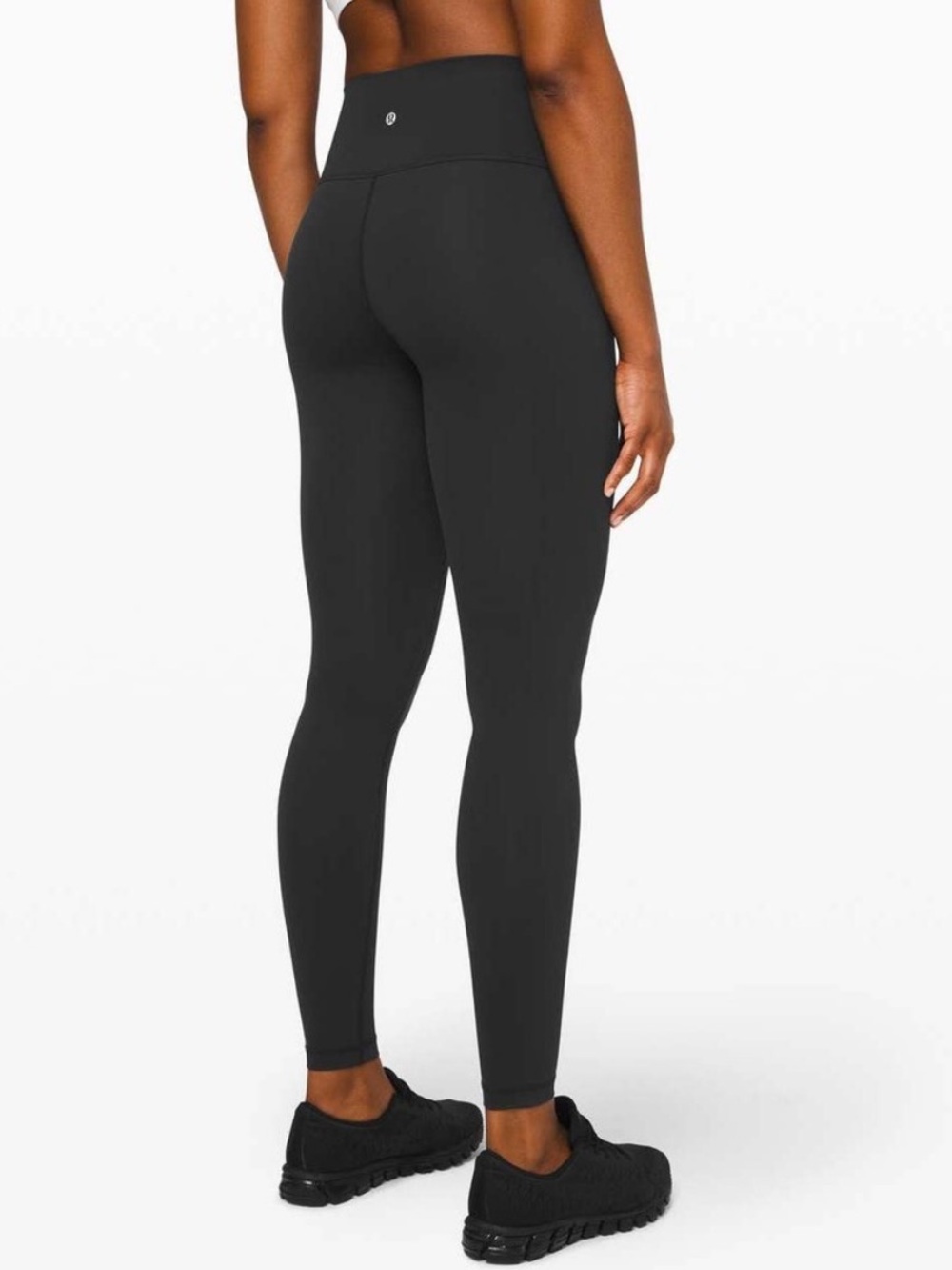 Lululemon Wunder Under High Rise Tight Brushed 28” in Black SZ 4 EUC - Picture 2 of 5
